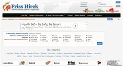 Desktop Screenshot of hirfriss.hu